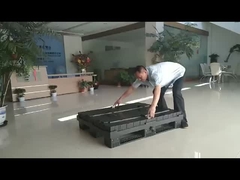 공간 절감 및 친환경 포장 및 보관용 접이 가능한 플라스틱 팔렛 컨테이너