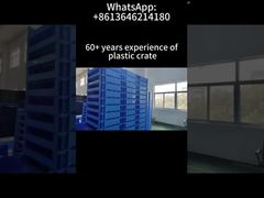 PP 산업용 겹쳐질 수 있는 접이성 플라스틱 상자 저장 상자