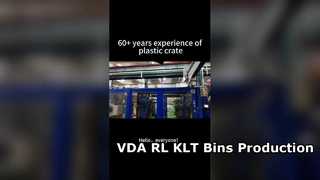 VDA RL-KLT 컨테이너 생산 자동차 표준 플라스틱 물류 상자 제조업체