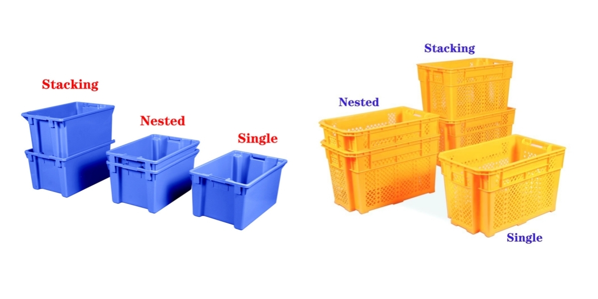 최신 회사 블로그 Solid vs Ventilated Stack and Nest Plastic Crate: How to Choose the Right Plastic Turnover Box