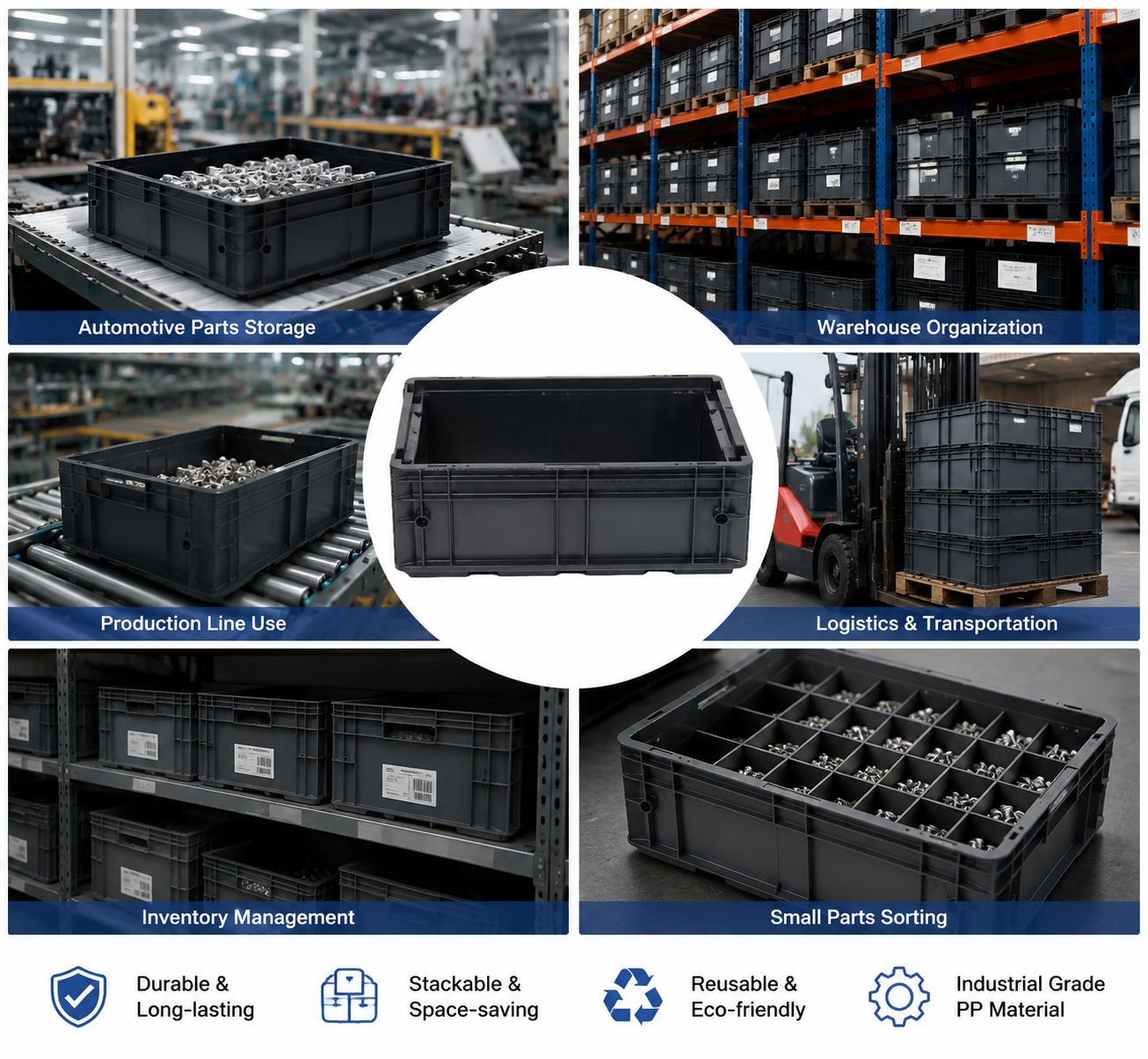 최신 회사 블로그 Smart Logistics Upgrade: How RFID-Enabled VDA Containers with Kanban Label Holders Support Digital Factory Development