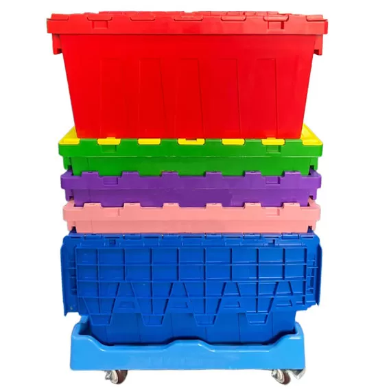 최신 회사 블로그 How to Choose the Right Plastic Dolly Cart for 600×400mm Euro Containers