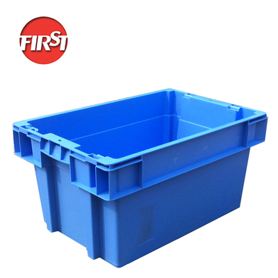 주문 45L PP 둥지를 쌓을 수 있는 플라스틱 생선 상자 온라인 제조