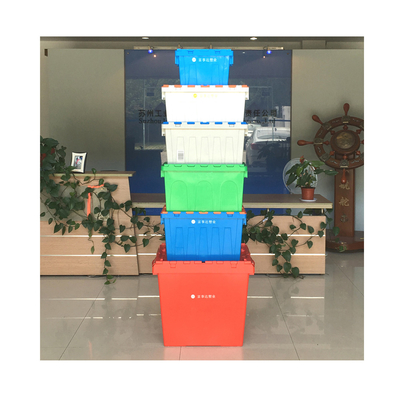 주문 겹쳐질 수 있는 플라스틱 컨테이너 맞춤형 색상 NO 접이성 이동 및 저장을위한 이상적 온라인 제조