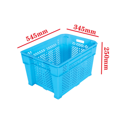 주문 농장 상업용 색상 플라스틱 우유 상자 채소 배달 545x345x250mm 온라인 제조