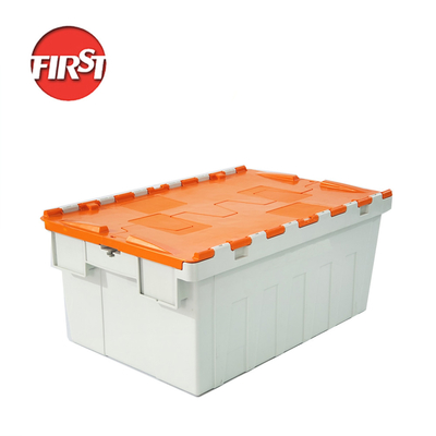 주문 600*400*265mm PP 겹쳐질 수 있는 겹쳐지지 않는 플라스틱 이동 상자 온라인 제조