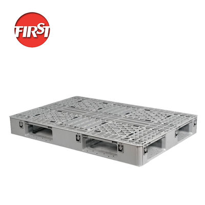 주문 플라스틱 팔레트 제조사 1100×1100mm 중부하 산업용 팔레트 (창고 및 물류용) 온라인 제조