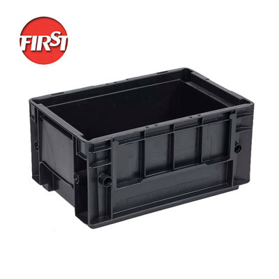 주문 VDA 표준 R-KLT 플라스틱 토트 박스, 300x200x147mm 블루 자동차 물류 컨테이너 온라인 제조