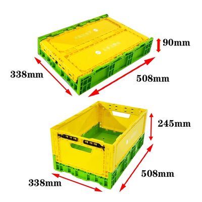 구입하다 접이식 RFID 재사용 가능한 플라스틱 상자 접이식 농업용 플라스틱 상자 온라인 제조