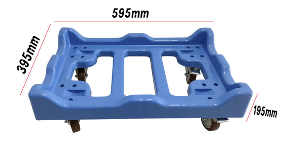 주문 Logistics Stackable Moving Crates Plastic Container Dolly Cart 온라인 제조