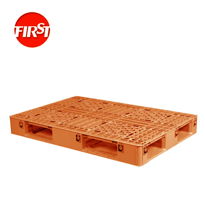 PP 스택 가능한 플라스틱 팔레트 중량 산업용 1200x1000mm 플라스틱 팔레트
