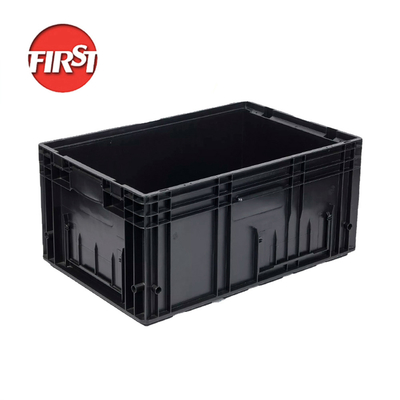 600x400mm VDA 플라스틱 매출 상자 KLT 겹쳐질 수 있는 주사 재활용 PP EUR 플라스틱 용기