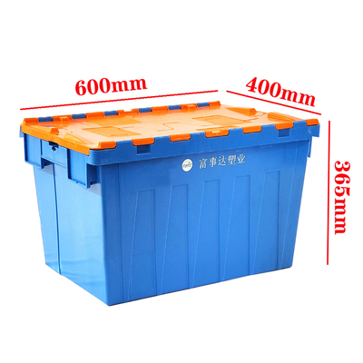 600*400*365mm 플라스틱 네스타블 크레이트 연결 뚜?? 컨테이너 중량